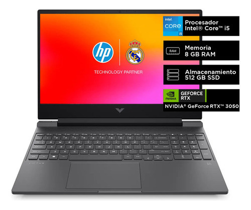 Notebook Hp Gamer 15-fa0025la I5 8gb 512gb Rtx3050 4gb